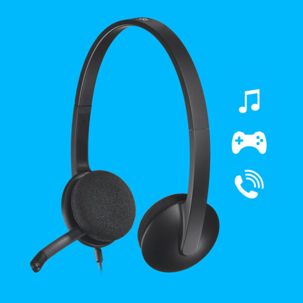 Logitech H340 USB Computer Headset Met digitale audio - Afbeelding 12