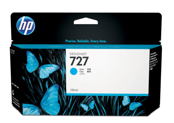 HP 727 cyaan DesignJet inktcartridge, 130 ml