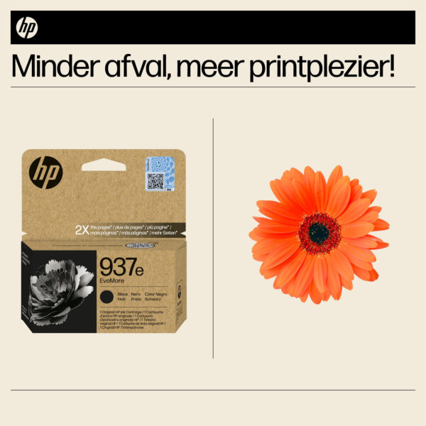 HP 937e EvoMore originele zwarte inktcartridge - Afbeelding 14