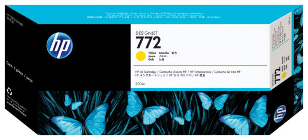 HP 772 gele DesignJet inktcartridge, 300 ml