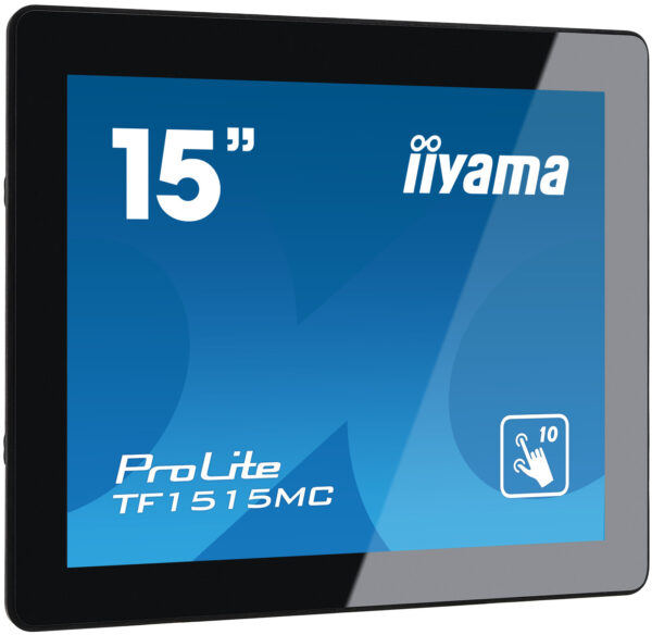 iiyama TF1515MC-B2 beeldkrant 38,1 cm (15") LED 350 cd/m² XGA Zwart Touchscreen - Afbeelding 3