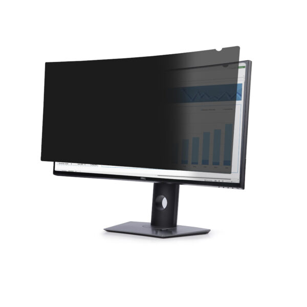 StarTech.com Privacy Filter voor Dell P3424WE Ultra-Wide 21:9 Curved Monitor, Dubbezijdige Filter Mat/Glanzend, Computer Monitor