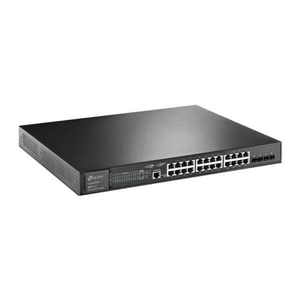 TP-Link JetStream TL-SG3428XMP netwerk-switch Managed L2+ Gigabit Ethernet (10/100/1000) Power over Ethernet (PoE) 1U Zwart - Afbeelding 2