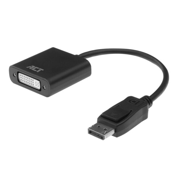 ACT 0,15 meter DisplayPort male naar DVI female adapter