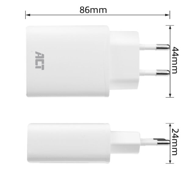 ACT Compacte USB-C Lader 20W voor snel opladen - Afbeelding 3