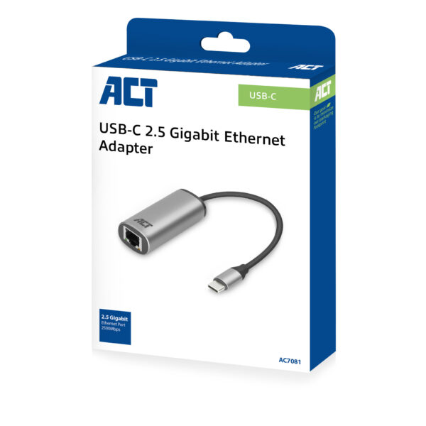 ACT USB-C naar 2,5 Gigabit ethernet adapter - Afbeelding 7