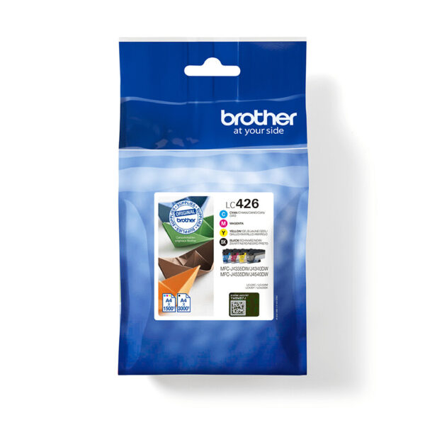 Brother LC-426VAL inktcartridge 4 stuk(s) Origineel Zwart, Cyaan, Magenta, Geel