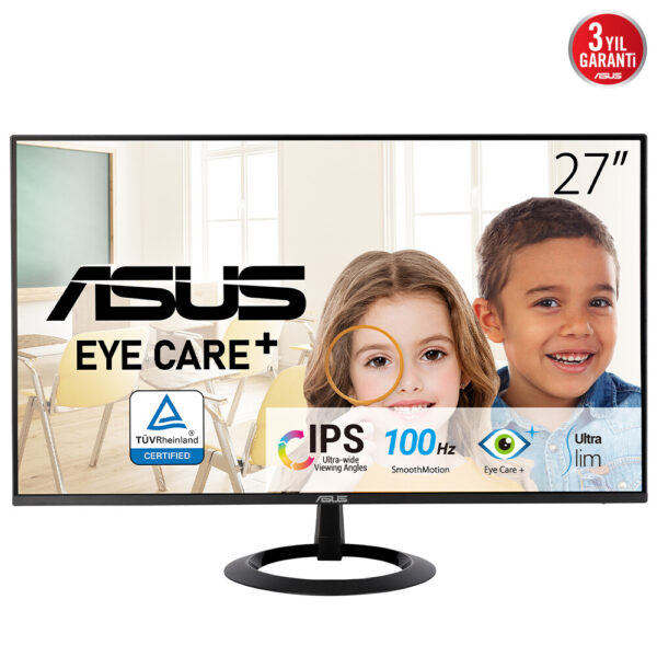 ASUS VZ27EHF computer monitor 68,6 cm (27") 1920 x 1080 Pixels Full HD LCD Zwart - Afbeelding 2