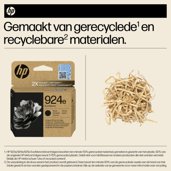 HP 924e EvoMore originele zwarte inktcartridge - Afbeelding 12