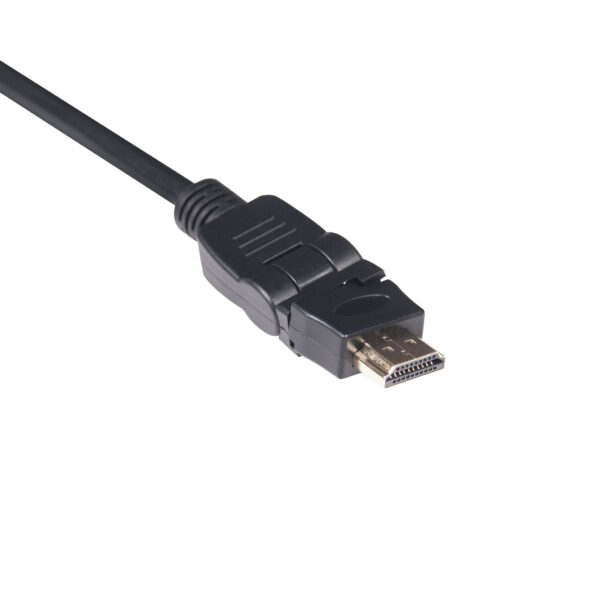 CLUB3D HDMI 2.0 4K60Hz UHD 360 Graden roterende kabel 2 meter - Afbeelding 9