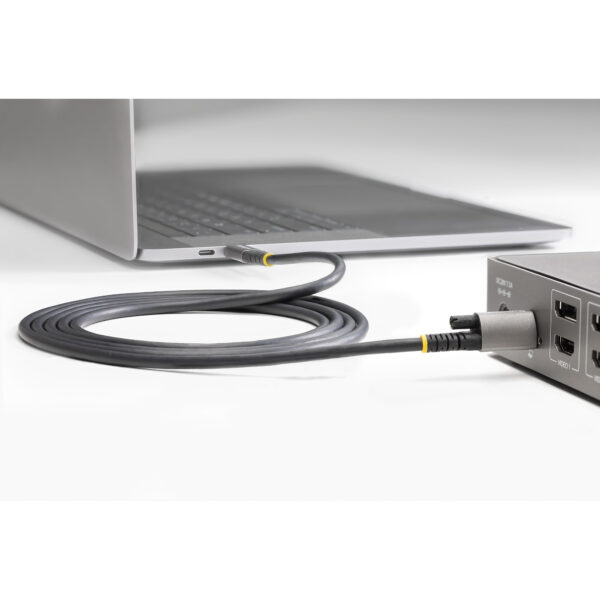 StarTech.com 1m Vergrendelbare USB-C Kabel met Topschroef, 10Gbps, USB 3.2 Gen 2 Type-C Kabel, 100W (5A) Power Delivery Charging - Afbeelding 3