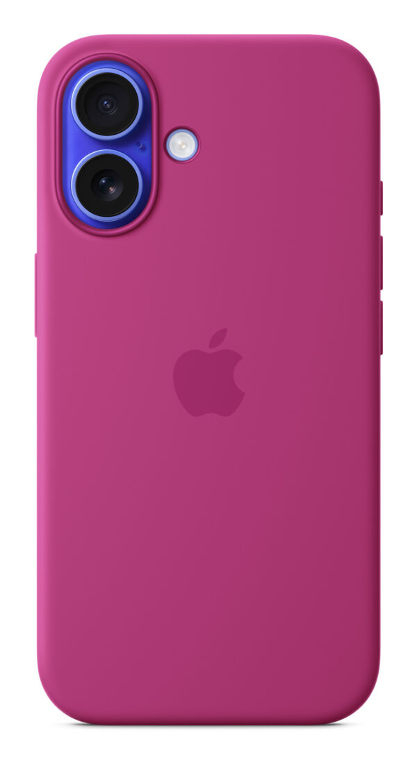 Apple Siliconenhoesje met MagSafe voor iPhone 16 - Fuchsia