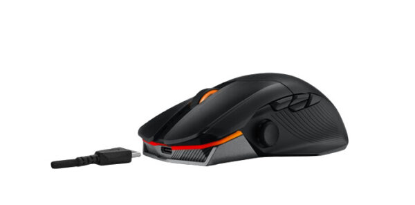 ASUS ROG Chakram X Origin muis Gamen Rechtshandig RF Wireless + Bluetooth + USB Type-A Opto-mechanisch 36000 DPI - Afbeelding 2