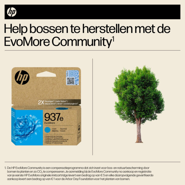 HP 937e EvoMore originele cyaan inktcartridge - Afbeelding 11