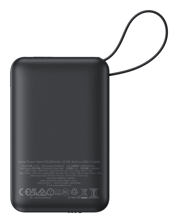 Anker 335 20000 mAh Zwart - Afbeelding 10