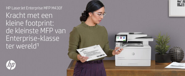 HP LaserJet Enterprise MFP M430f, Zwart-wit, Printer voor Bedrijf, Printen, kopiëren, scannen, faxen, Automatische documentinvoe - Afbeelding 5