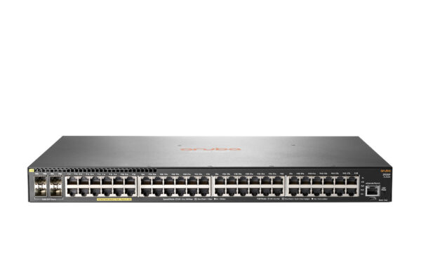 Hewlett Packard Enterprise Aruba 2930F 48G PoE+ 4SFP Managed L3 Gigabit Ethernet (10/100/1000) Power over Ethernet (PoE) 1U Grij