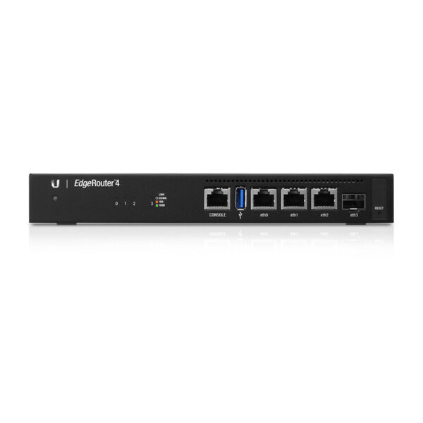 Ubiquiti EdgeRouter 4 bedrade router Gigabit Ethernet Zwart - Afbeelding 2