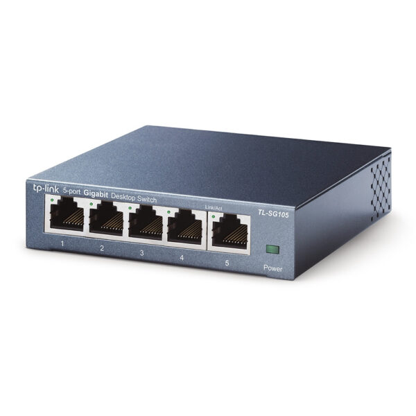 TP-Link TL-SG105 netwerk-switch Unmanaged L2 Gigabit Ethernet (10/100/1000) Zwart - Afbeelding 2