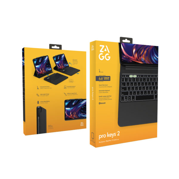 ZAGG Pro Keys 2 QWERTY Brits Engels Bluetooth Zwart - Afbeelding 10