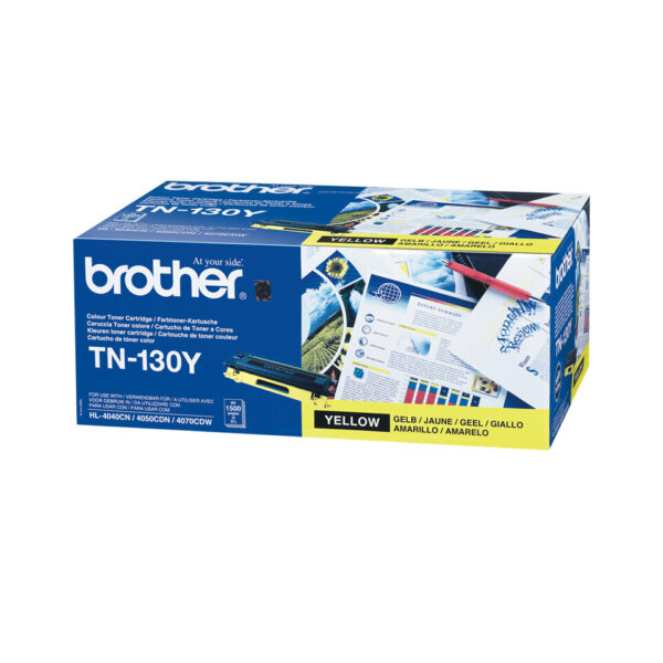 Brother TN-130Y tonercartridge 1 stuk(s) Origineel Geel - Afbeelding 2