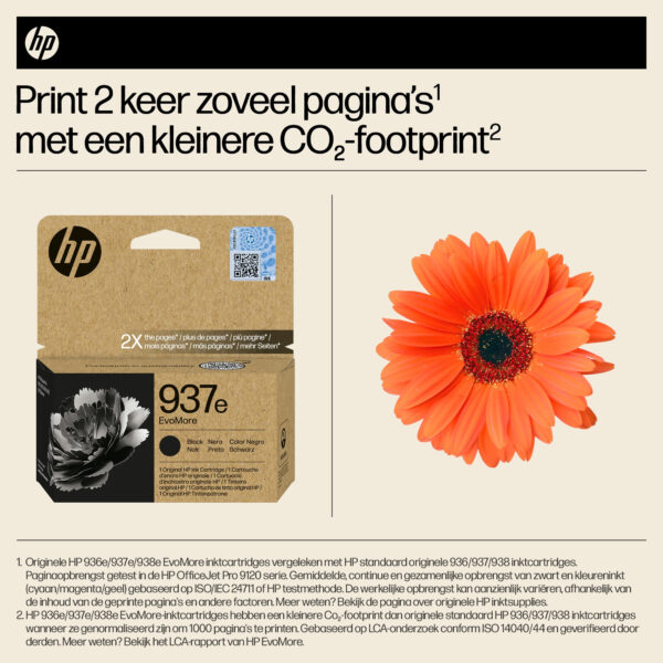 HP 937e EvoMore originele zwarte inktcartridge - Afbeelding 15