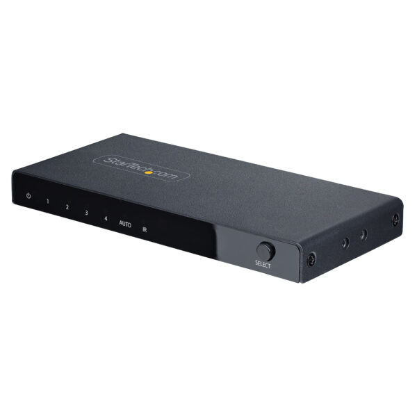 StarTech.com 4-Port 8K HDMI Switch, HDMI 2.1 Switcher 4K 120Hz HDR10+, 8K 60Hz UHD, HDMI Videoschakelaar 4 In 1 Out, Automatisch