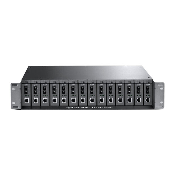 TP-Link TL-FC1420 netwerkchassis 2U Zwart