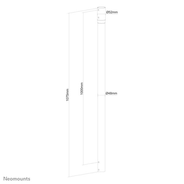 Neomounts verlengbuis plafondsteun - Afbeelding 11