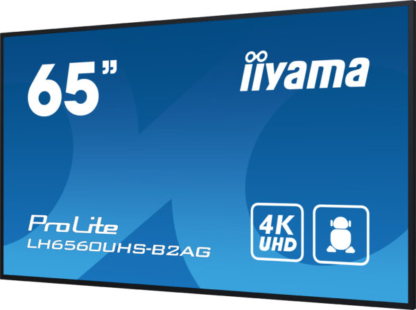 iiyama LH6560UHS-B2AG beeldkrant Digitaal A-kaart 165,1 cm (65") LED Wifi 500 cd/m² 4K Ultra HD Zwart Type processor Android 11 - Afbeelding 6