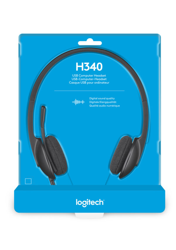 Logitech H340 USB Computer Headset Met digitale audio - Afbeelding 10