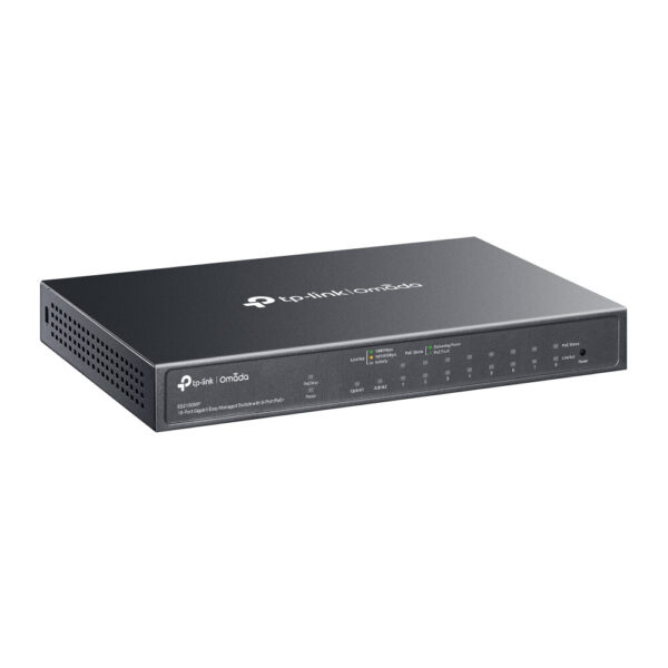 TP-Link Omada ES210GMP netwerk-switch Managed Gigabit Ethernet (10/100/1000) Power over Ethernet (PoE) Zwart - Afbeelding 3