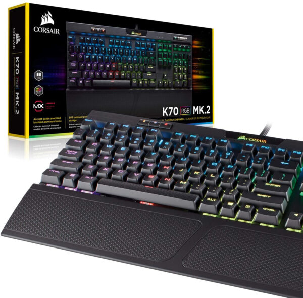 Corsair K70 RGB PRO Mechanical Gaming Keyboard toetsenbord Gamen USB AZERTY Belgisch Zwart