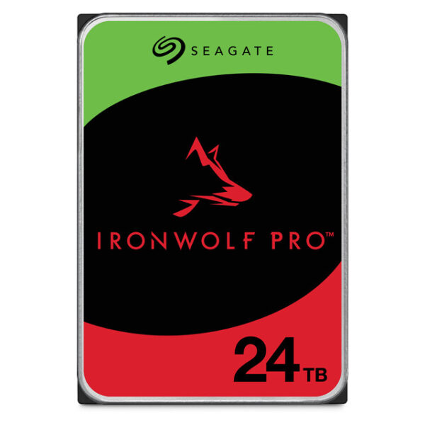 Seagate IronWolf Pro ST24000NT002 interne harde schijf 24 TB 7200 RPM 512 MB 3.5" SATA III