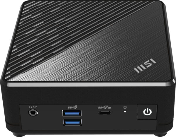 MSI Cubi N ADL S-078EU Intel® N N100 4 GB DDR4-SDRAM 128 GB SSD Windows 11 Pro Mini PC Zwart