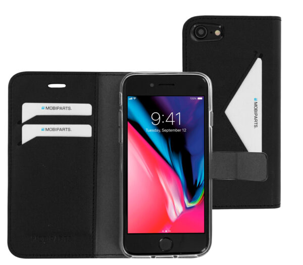 Mobiparts Classic Wallet Case Apple iPhone 7/8/SE (2020/2022) Black