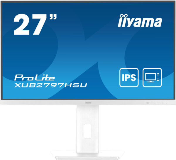 iiyama ProLite XUB2797HSU-W2 computer monitor 68,6 cm (27") 1920 x 1080 Pixels Full HD LED Wit