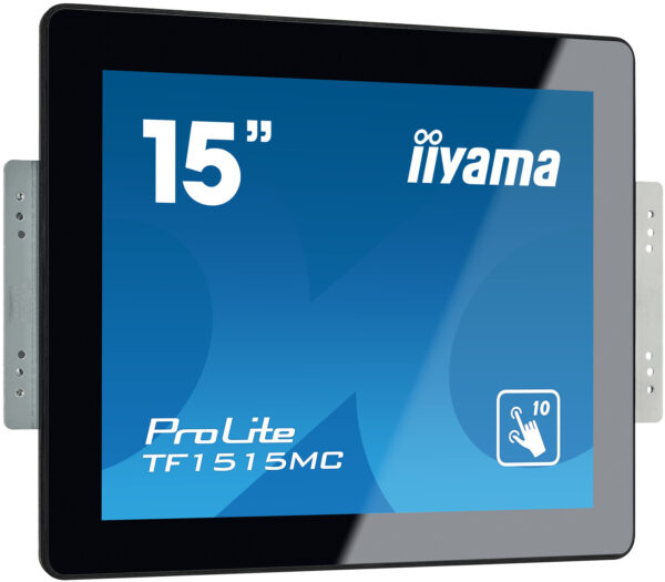 iiyama TF1515MC-B2 beeldkrant 38,1 cm (15") LED 350 cd/m² XGA Zwart Touchscreen - Afbeelding 2