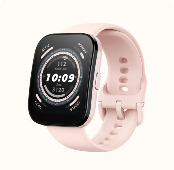 Amazfit Bip 5 4,85 cm (1.91") LCD 38 mm Digitaal 320 x 380 Pixels Touchscreen Roze GPS