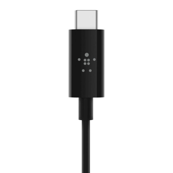 Belkin RockStar™ 3.5mm Audio Cable with USB-C™ Connector audio kabel USB C Zwart - Afbeelding 6