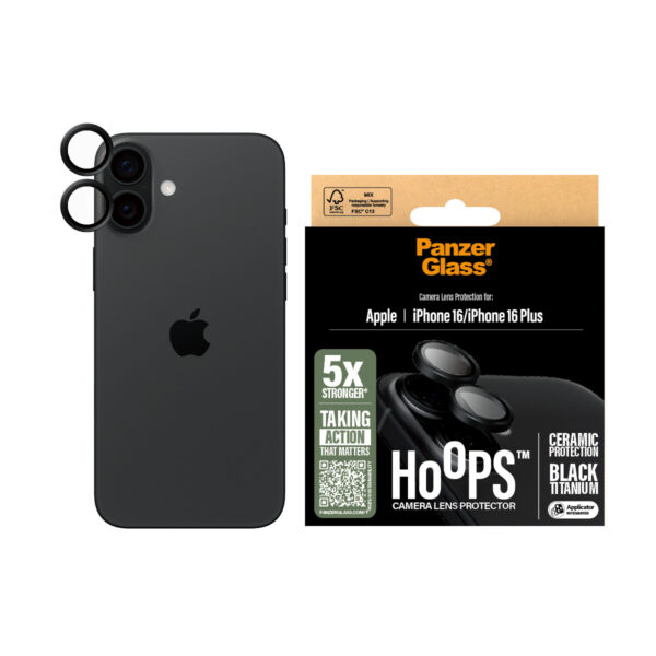 PanzerGlass PG Hoops Ceramic iPhone 16 6.1/6.7Inch - Afbeelding 3