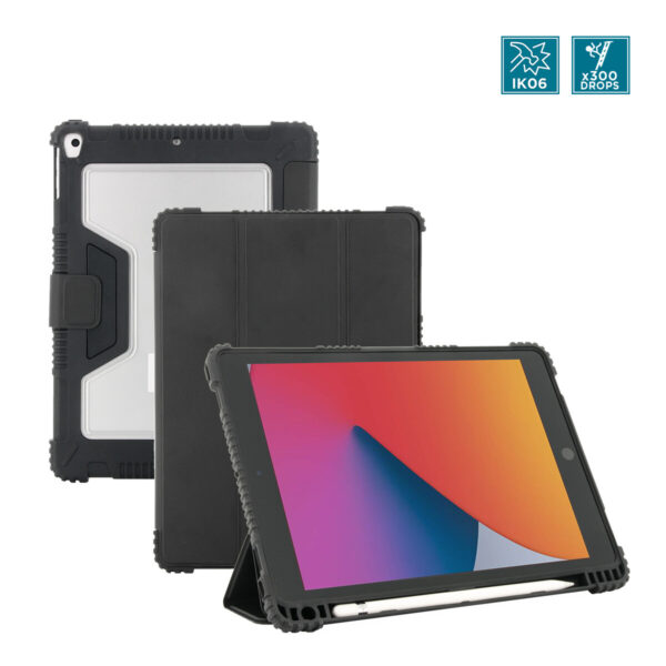 Mobilis Rugged Case for iPad 10.2'' 9th/8th/7th 25,9 cm (10.2") Folioblad Zwart