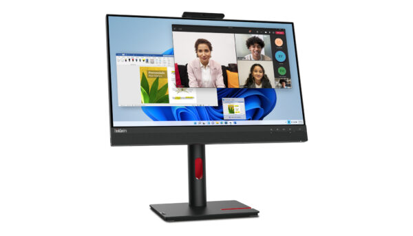 Lenovo ThinkCentre Tiny-In-One 24 LED display 60,5 cm (23.8") 1920 x 1080 Pixels Full HD Zwart - Afbeelding 2