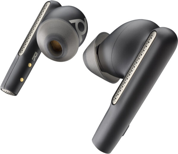 POLY Voyager Free 60 UC Black Earbuds + BT700 USB-C-adapter + oplaadcase basis - Afbeelding 2