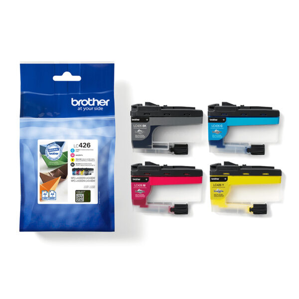 Brother LC-426VAL inktcartridge 4 stuk(s) Origineel Zwart, Cyaan, Magenta, Geel - Afbeelding 3