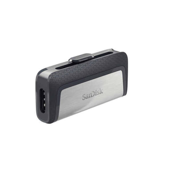 SanDisk Drive USB Ganda Ultra Tipe-C 256 GB USB flash drive USB Type-A / USB Type-C 3.2 Gen 1 (3.1 Gen 1) Grijs, Zilver - Afbeelding 3