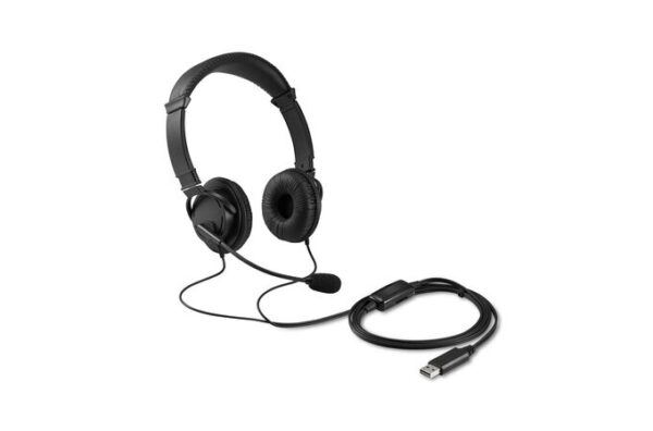 Kensington K33065WW hoofdtelefoon/headset Bedraad Hoofdband Kantoor/callcenter USB Type-A Zwart - Afbeelding 2