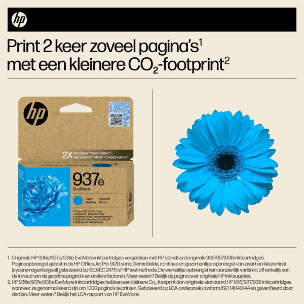 HP 937e EvoMore originele cyaan inktcartridge - Afbeelding 13