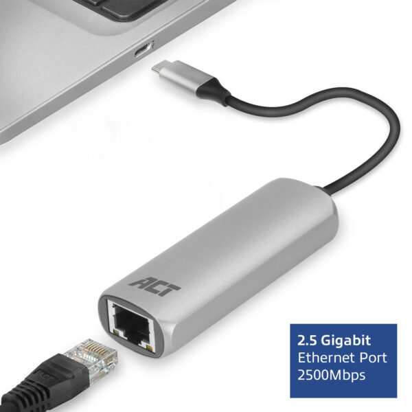 ACT USB-C naar 2,5 Gigabit ethernet adapter - Afbeelding 4