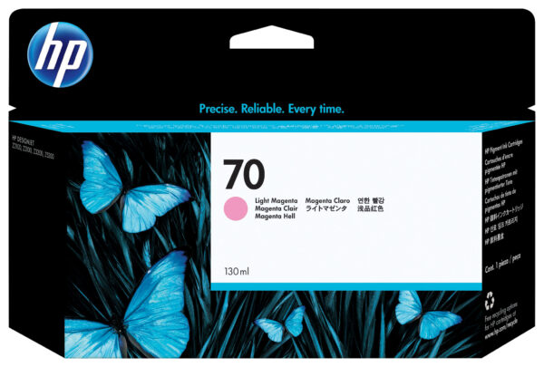 HP 70 licht-magenta inktcartridge, 130 ml